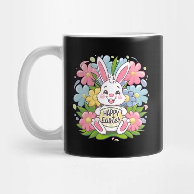 Happy Easter Bunny And Cat And Dog Mom Dad Boys Girls kids by Pikalaolamotor